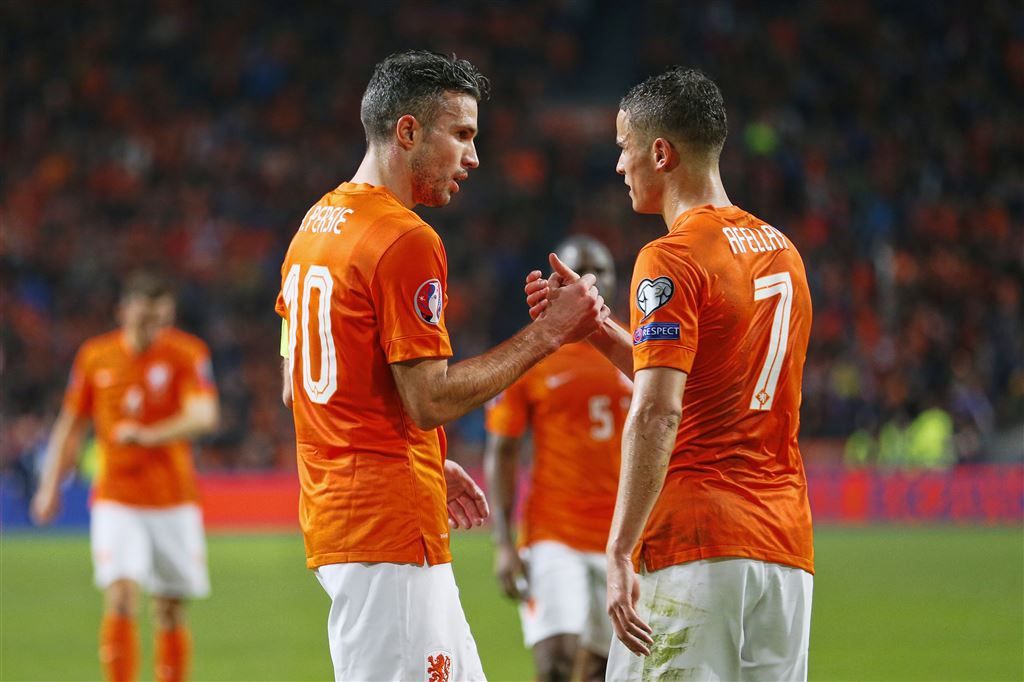 Gespannen Van Persie geniet op '10' in Oranje