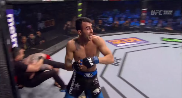 UFC-debutant slaat tegenstander na 8 seconden knock-out (video)