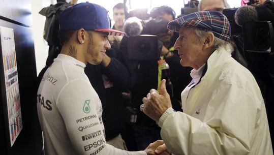 Drievoudig wereldkampioen Jackie Stewart voorspelt meer titels Hamilton
