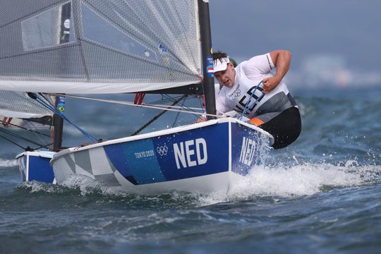 Nicholas Heiner vaart ijzersterke medal race, maar eindigt op plek 4