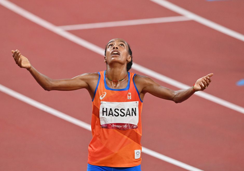 Sifan Hassan over olympische trilogie: 'Kan niet stoppen met huilen'