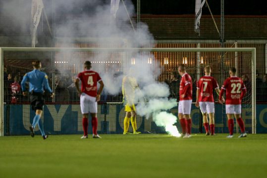 Wow! Harkemase Boys - FC Groningen gestaakt na enorme knal