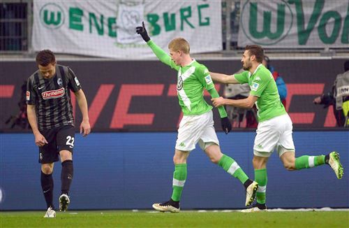 Wolfsburg ruim langs Freiburg