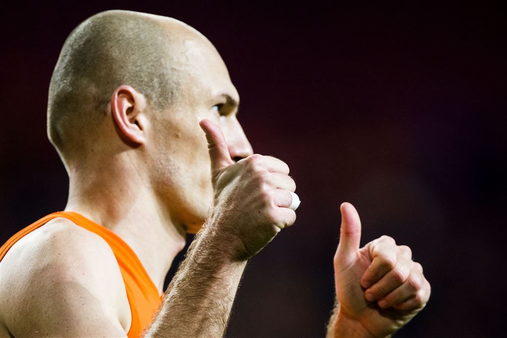 Robben slaat de polonaise over