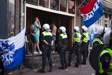 'Feyenoord-fans veroorzaakten vechtpartij op Korenmarkt'