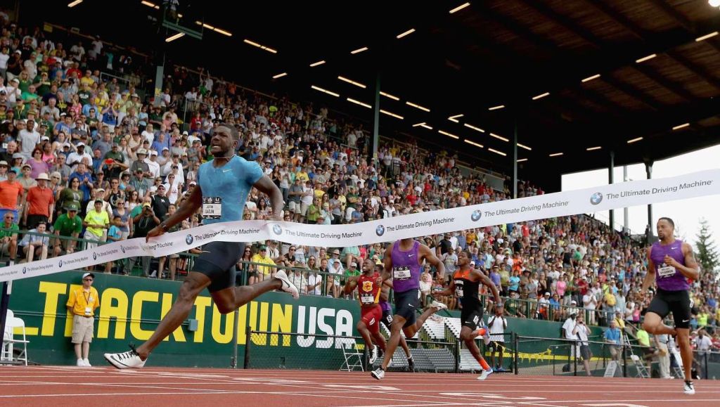 Justin Gatlin nadert recordtijd Usain Bolt