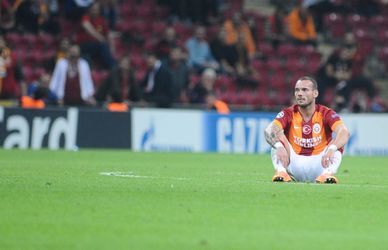 Sneijder kreeg als enige geld bij Galatasaray