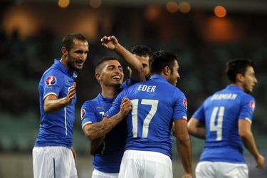 Italië na zege op Azerbeidzjan naar EK