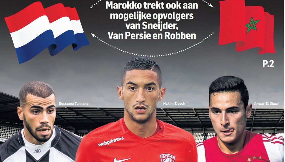 Deze voetballers moeten nog kiezen tussen Marokko en Nederland