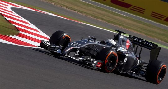 Van der Garde in actie op Hockenheim