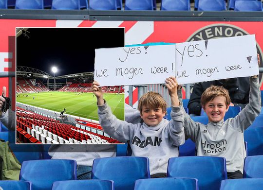 Zoveel fans zijn er welkom bij Feyenoord en FC Utrecht in halve finale van de play-offs