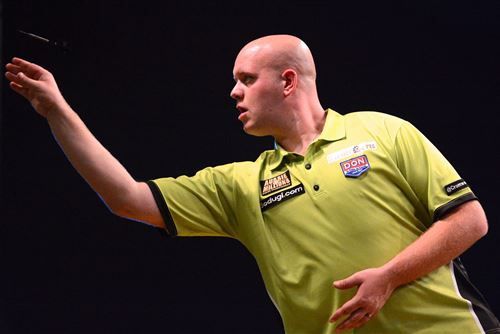 Van Gerwen zet 'Barney' te kijk in Dublin