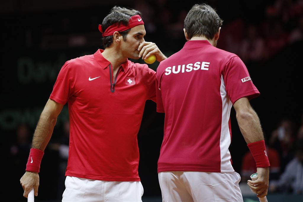 Zwitserland op voorsprong in finale Daviscup