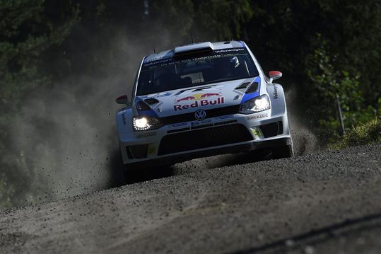 Latvala leidt in Rally van Finland