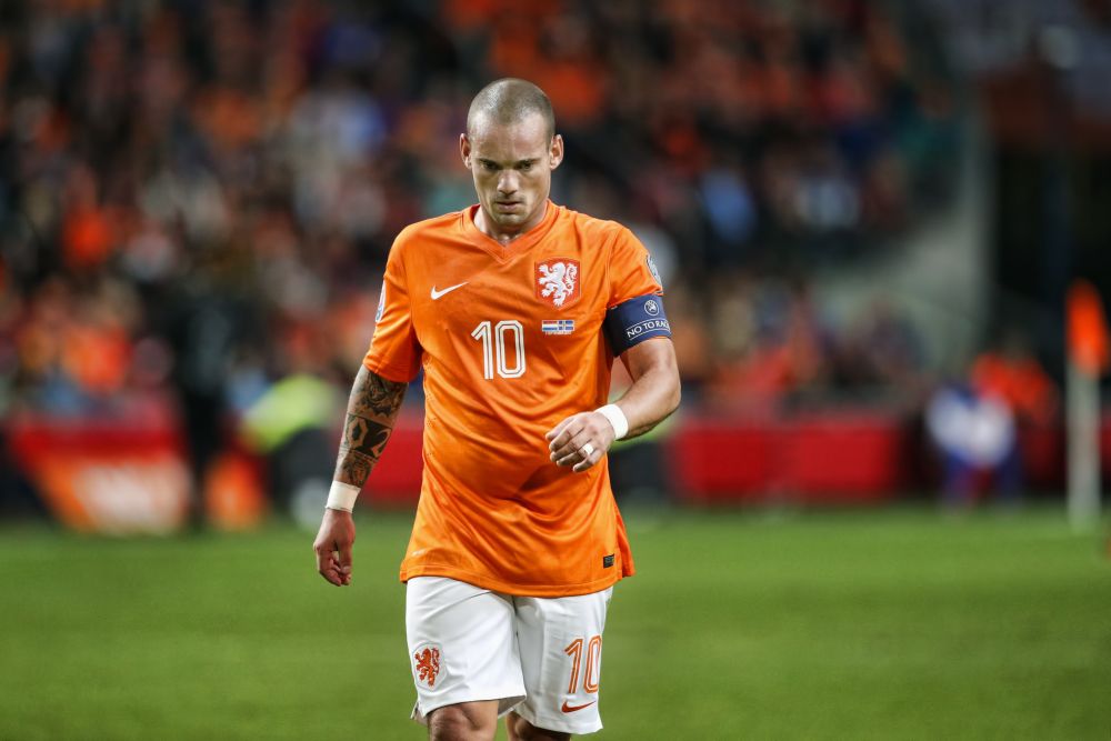 'Sneijder mist mogelijk belangrijkste fase van EK-kwalificatiereeks'