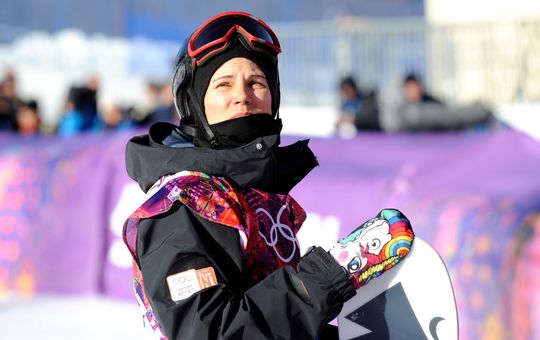 Snowboardster Cheryl Maas gaf statement op Spelen