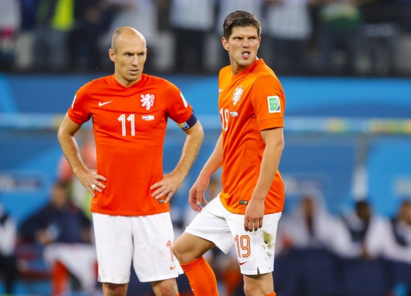 Robben en Huntelaar grepen elkaar bij de keel