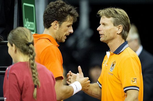 Daviscupteam tegen Zweden of Oostenrijk