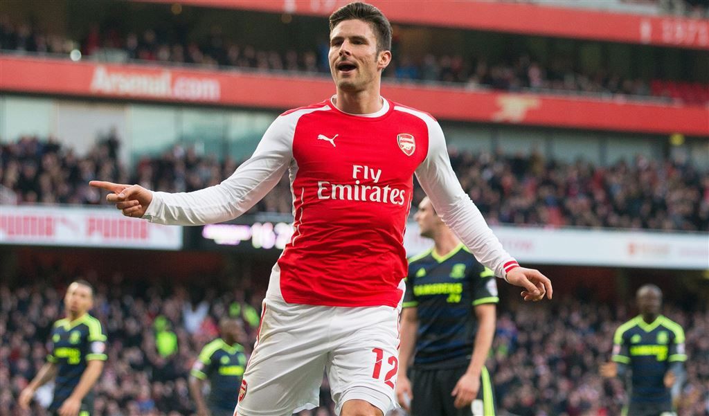 Giroud helpt Arsenal verder in FA Cup