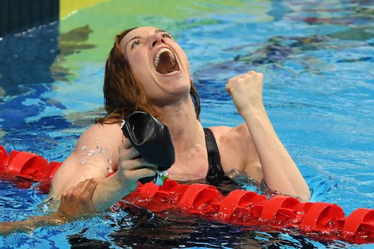 Femke Heemskerk is tevreden en stopt na dit seizoen met zwemmen: 'Het voelt gewoon af'