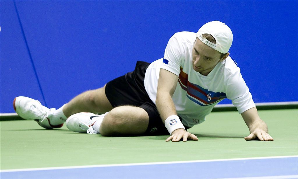 Tennisser Middelkoop uitgeschakeld in Den Haag