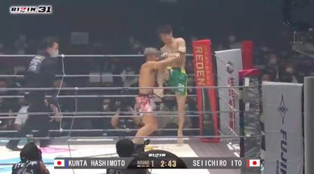 🎥 | MMA-sloper overleeft ongekend harde knie en viert zege na geweldige comeback