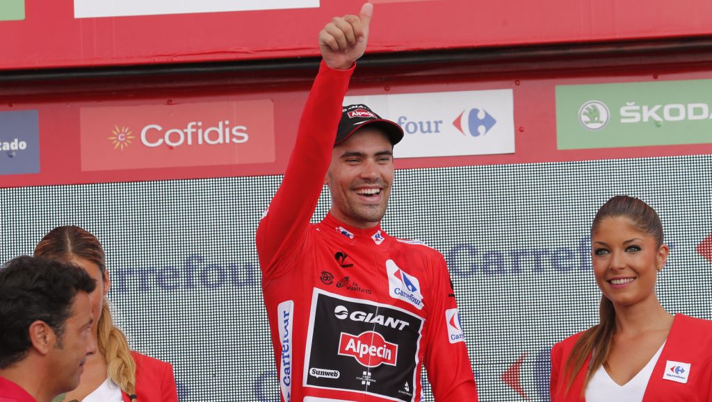 Dumoulin blijft leider, Sbaragli sprint naar zege in Vuelta