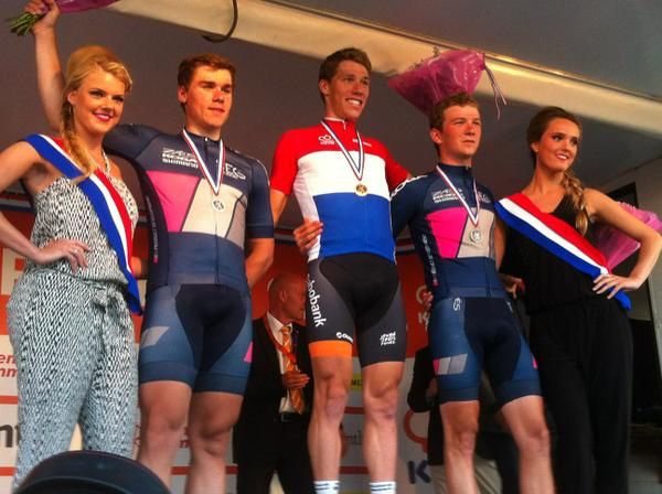 Stan Godrie pakt ook de nationale titel op de weg