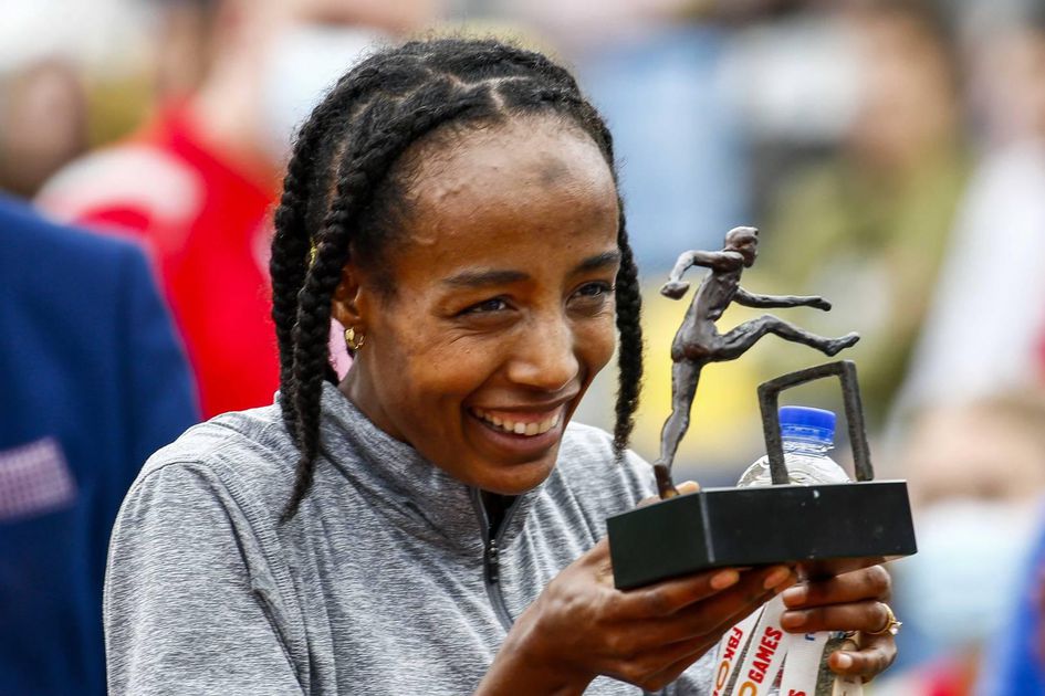 Sifan Hassan is blij dat ze haar wereldrecord weer kwijt is: 'Nog