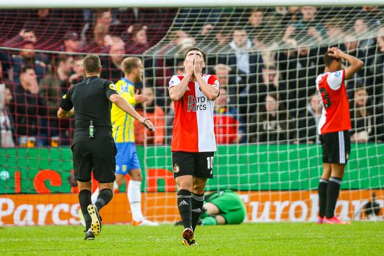 Trainer en aanvoerder Feyenoord duidelijk na puntenverlies: ‘We doen ons dit zelf aan’