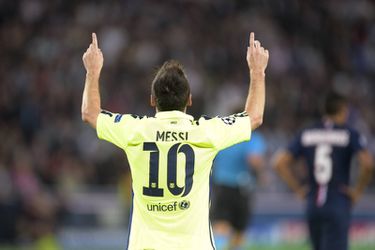 Messi alleen topscorer in Champions League