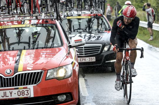 De Gendt aan de start ondanks gebroken rib