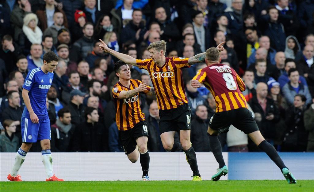 Bradford knikkert ook Sunderland uit beker