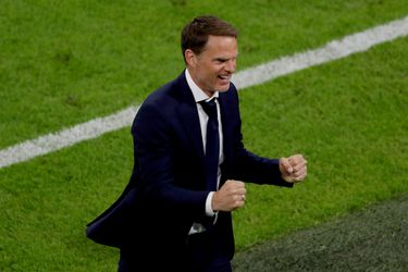 Bondscoach Frank de Boer blijft nuchter: 'Heb een vrij goed Nederlands elftal gezien'