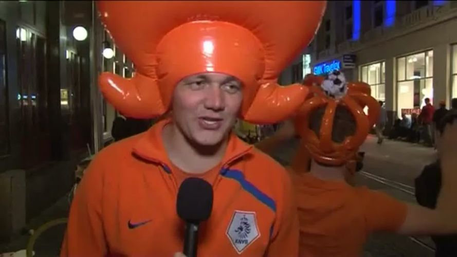 Nederland kleurt oranje