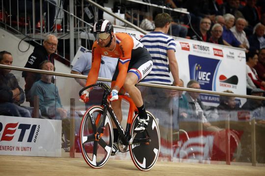 Büchli en Haak snel klaar op keirin bij EK baanwielrennen