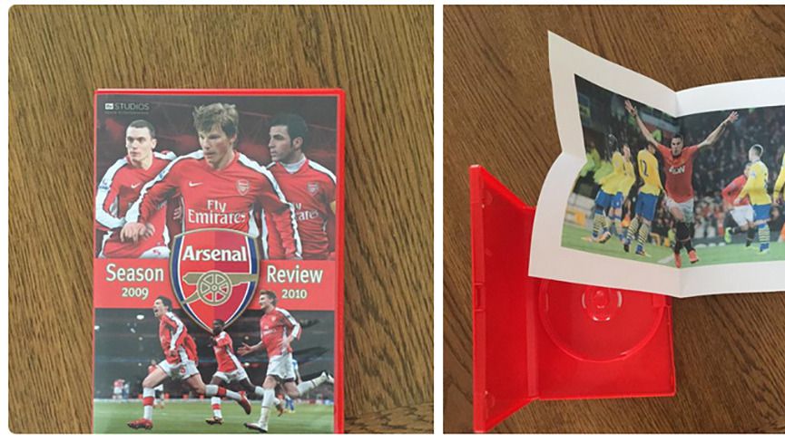 Arsenal-fan bij online aankoop onaangenaam verrast met Van Persie