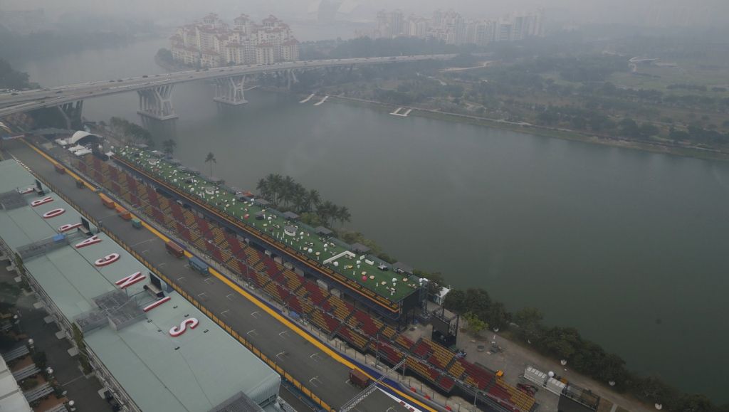 'Smog bedreigt GP van Singapore'