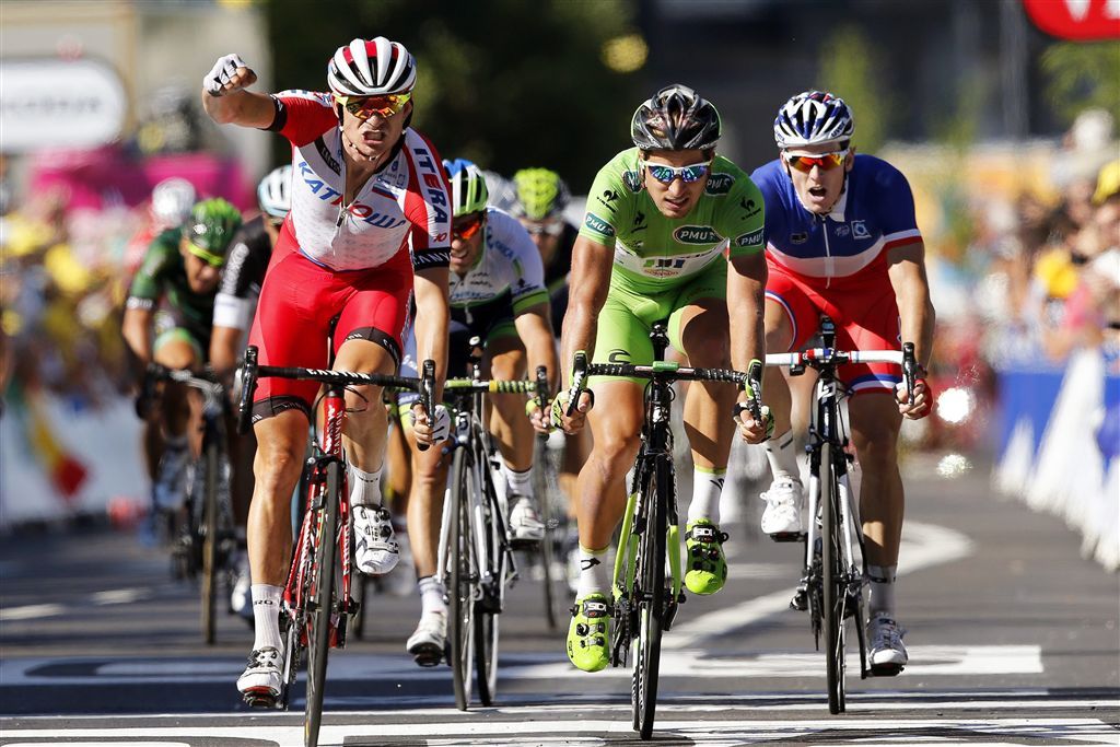 Sprinters weer aan zet in Tour de France