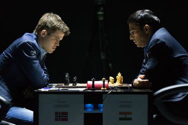 Anand en Carlsen naar snelle remise