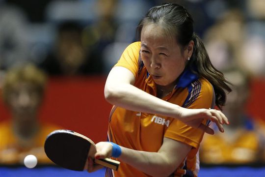 Tafeltennisster Li Jiao naar halve finale