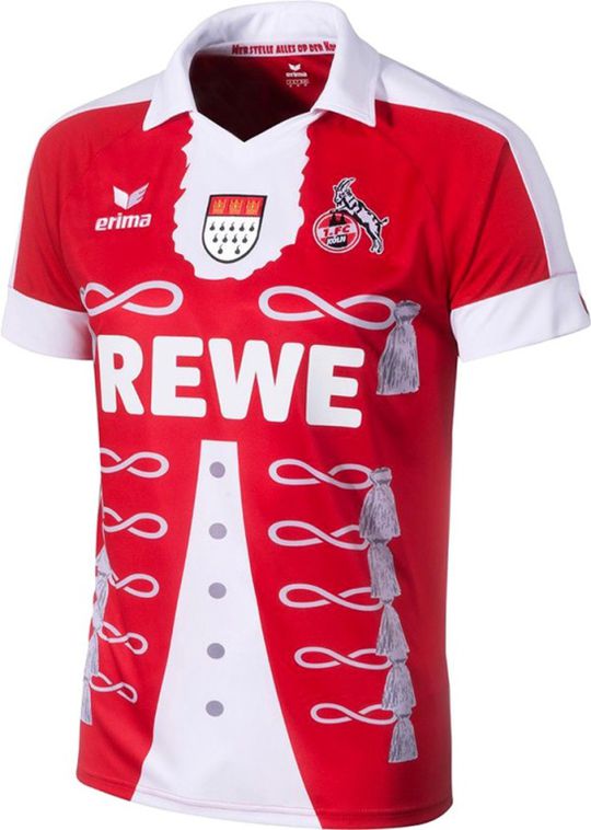 FC Köln breng vreemde carnavalsoutfit op de markt