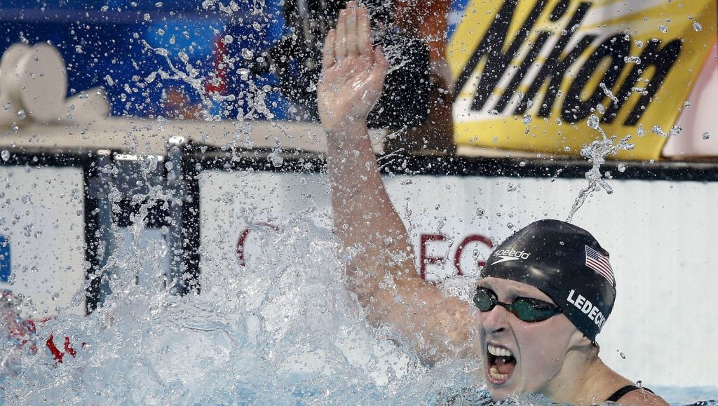 Ledecky ook onaantastbaar op 800 vrij