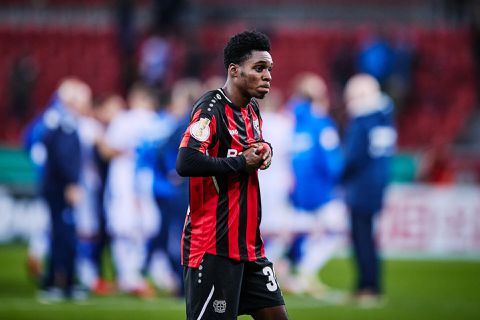 Bayer Leverkusen uitgeschakeld door Karlsruher ondanks doelpunt Frimpong