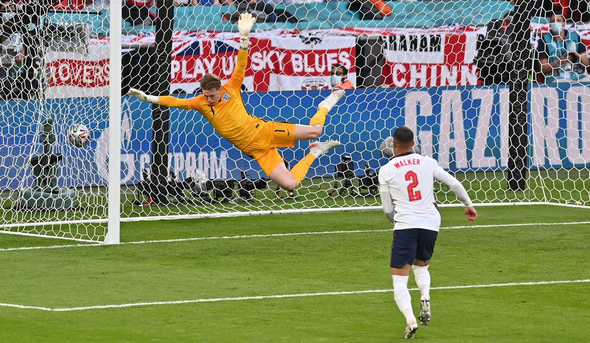 Zoveel minuten kreeg Jordan Pickford geen tegengoal op het EK