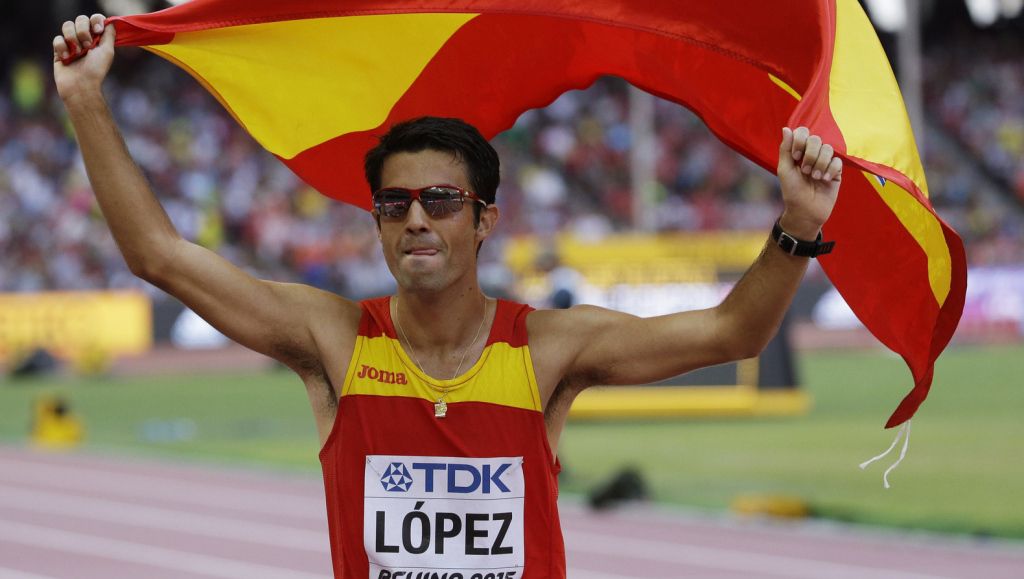 Goud in Peking voor snelwandelaar López