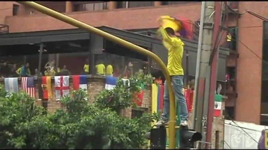 Feest in Colombia na zege op Ivoorkust