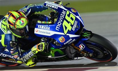 Rossi zorgt voor sensatie in GP Qatar