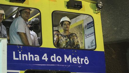 Olympische metrolijn Rio de Janeiro niet op tijd klaar
