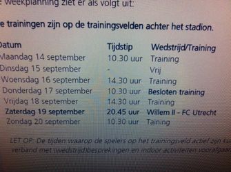 Willem II voert besloten trainingen in